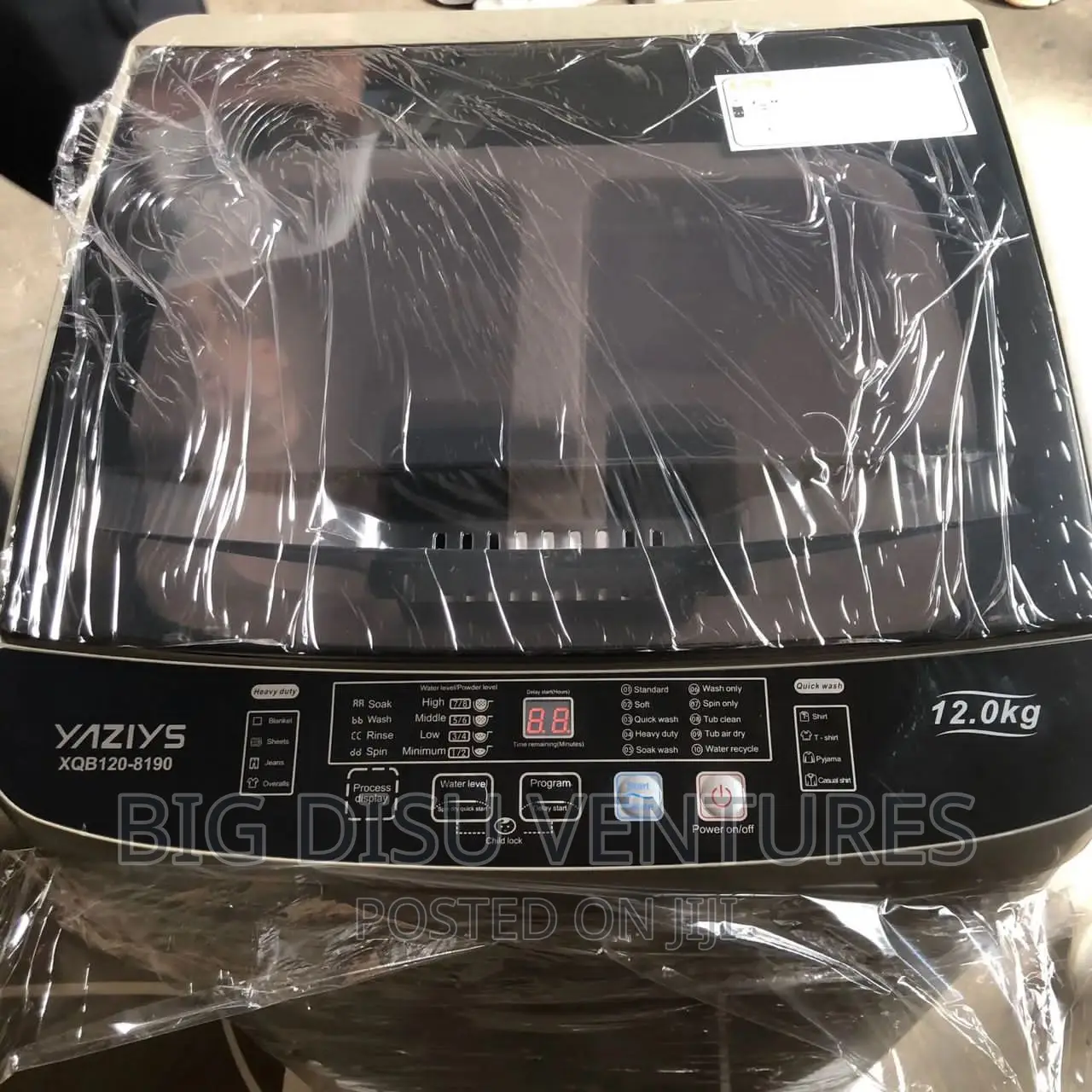 12kg Full Automatic Washing Machine (Brand New)
