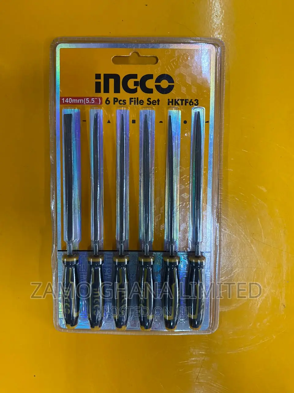 Ingco 6pcs File Set 5.5" - Hktf63