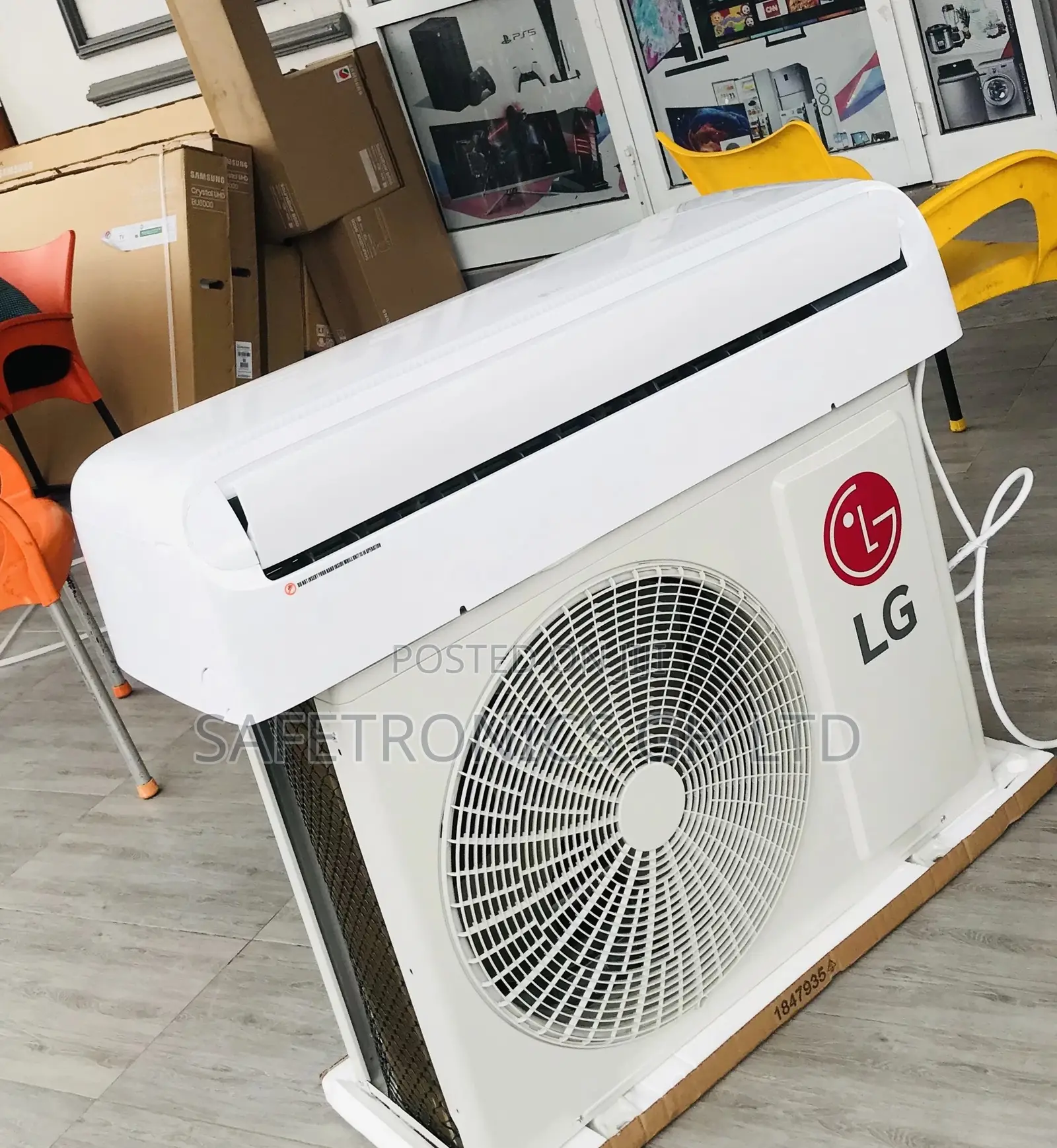 White 2.0hp Split Dualcool Invertor Lg Airconditioner