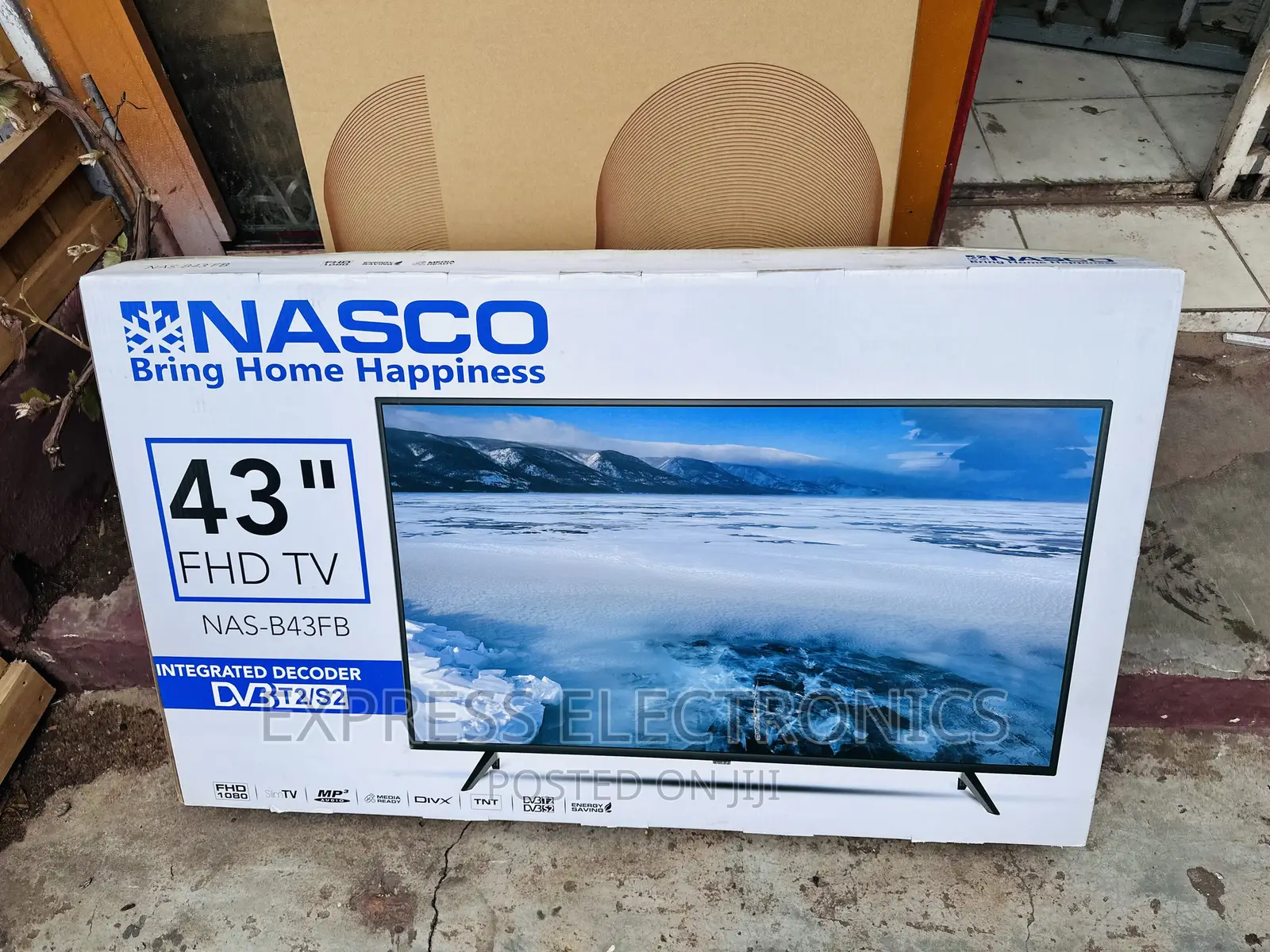 Crystal Clear Nasco 43”FHD Satellite Digital Tv 