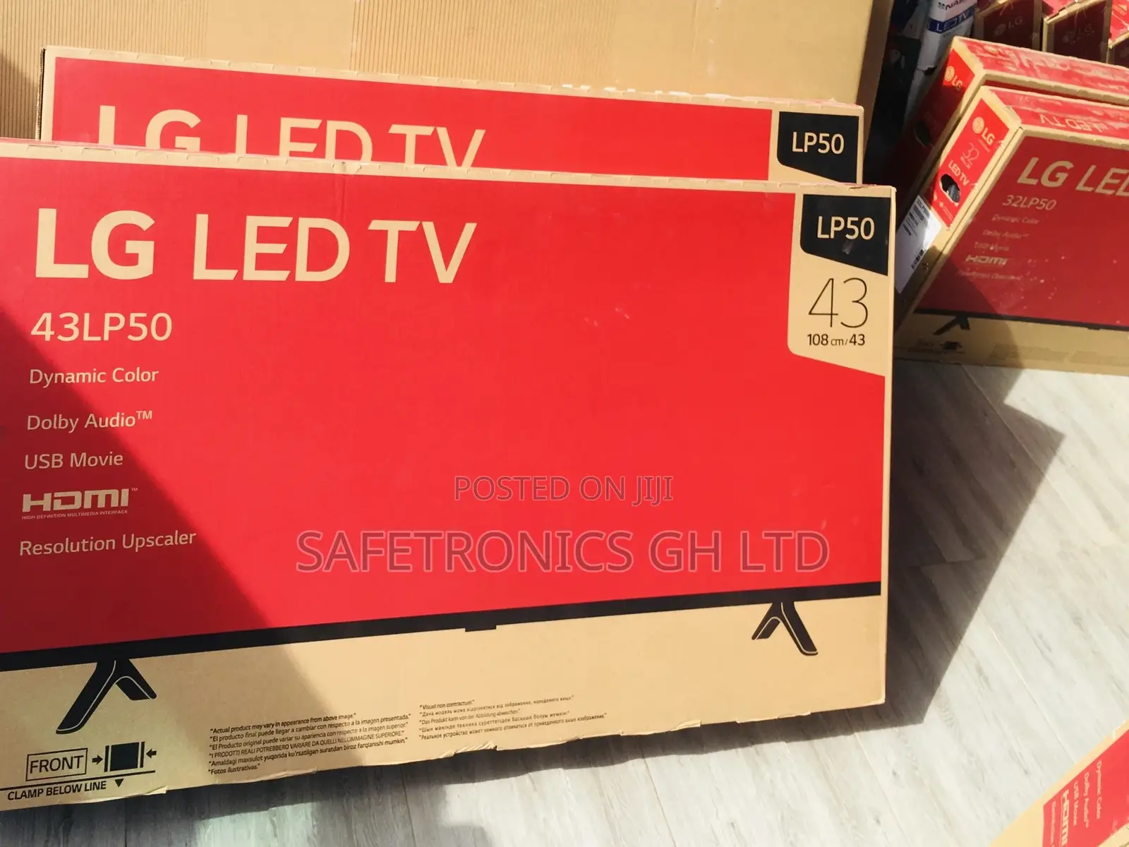 43 Inches Glossy LED Smart LP50 Electric Black LG Tv 