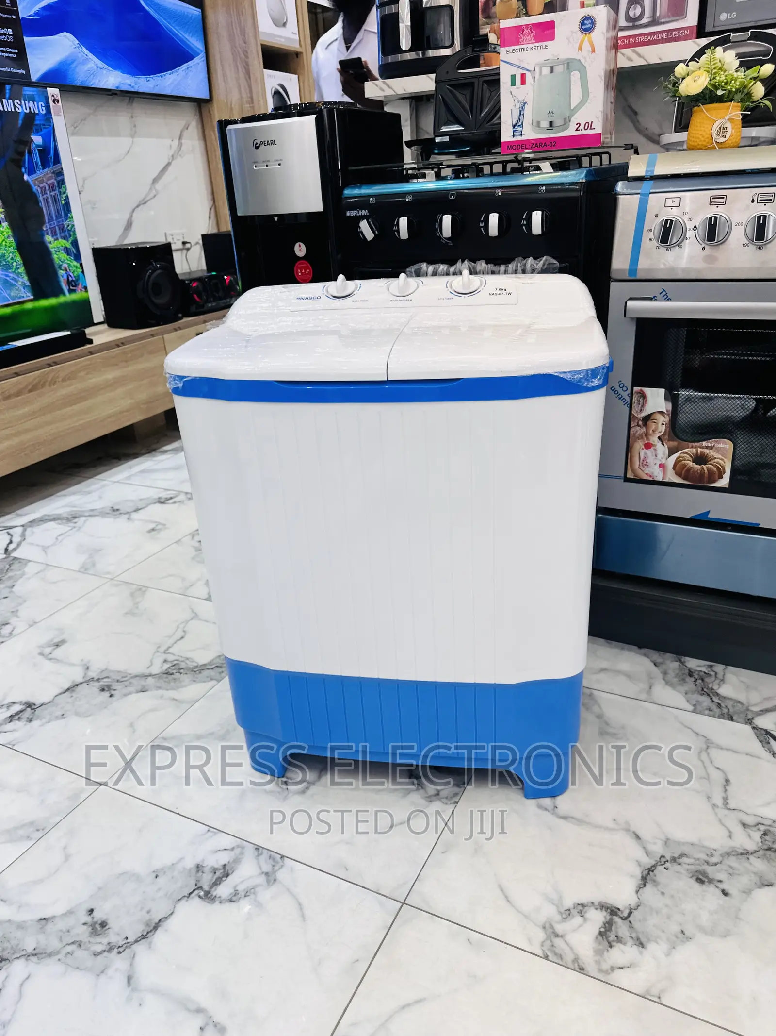 Grab Your Favorite  Nasco Semi Auto Washing Machine 7kg