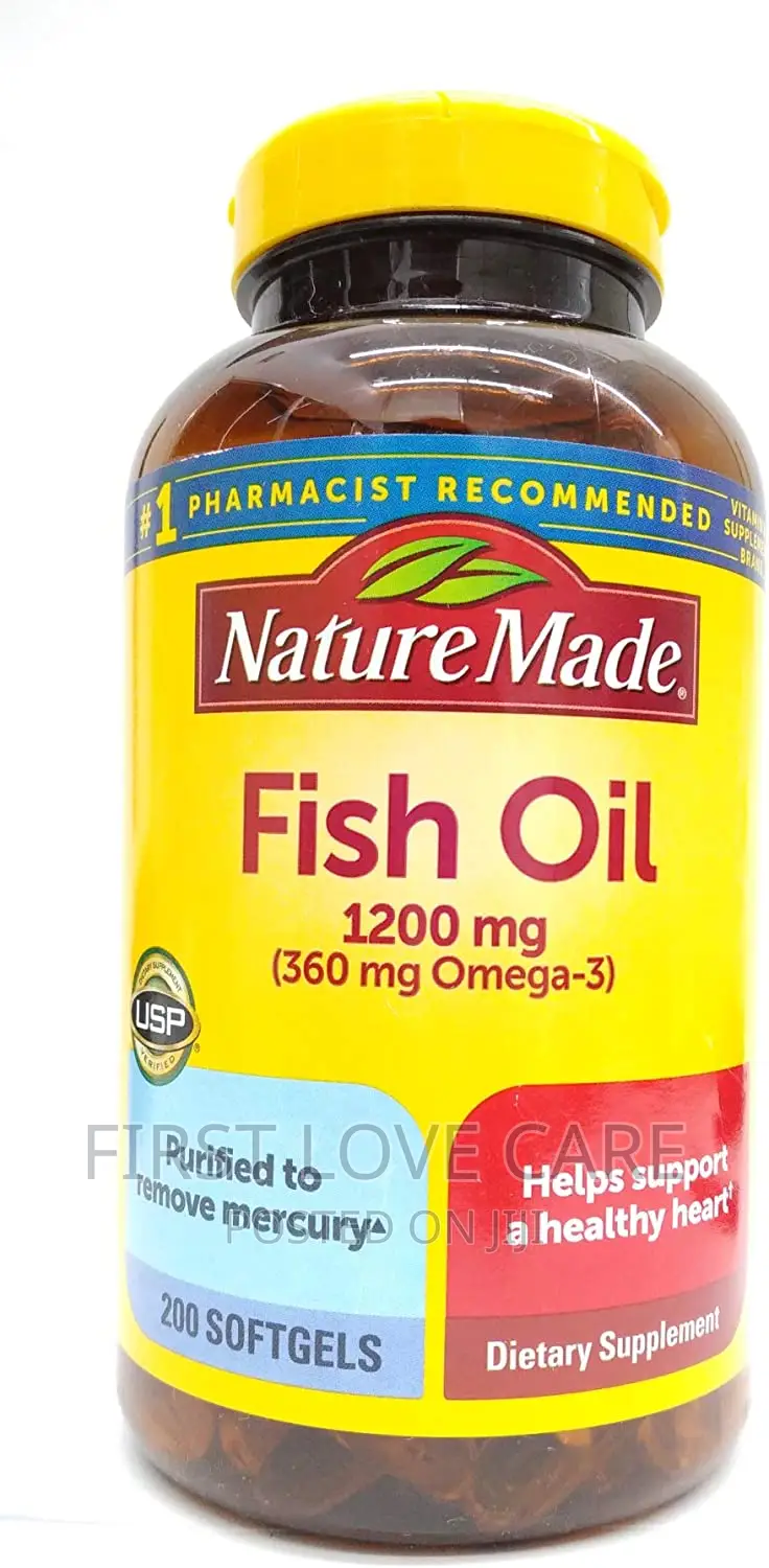 Nature Made Fish Oil 1200mg (360mg Omega-3)