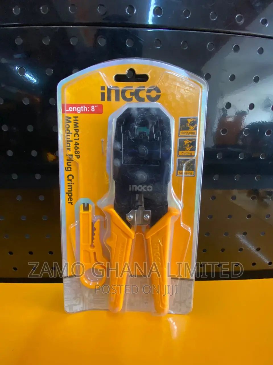 Ingco Modular Plug Crimper 200mm - Hmpc1468p