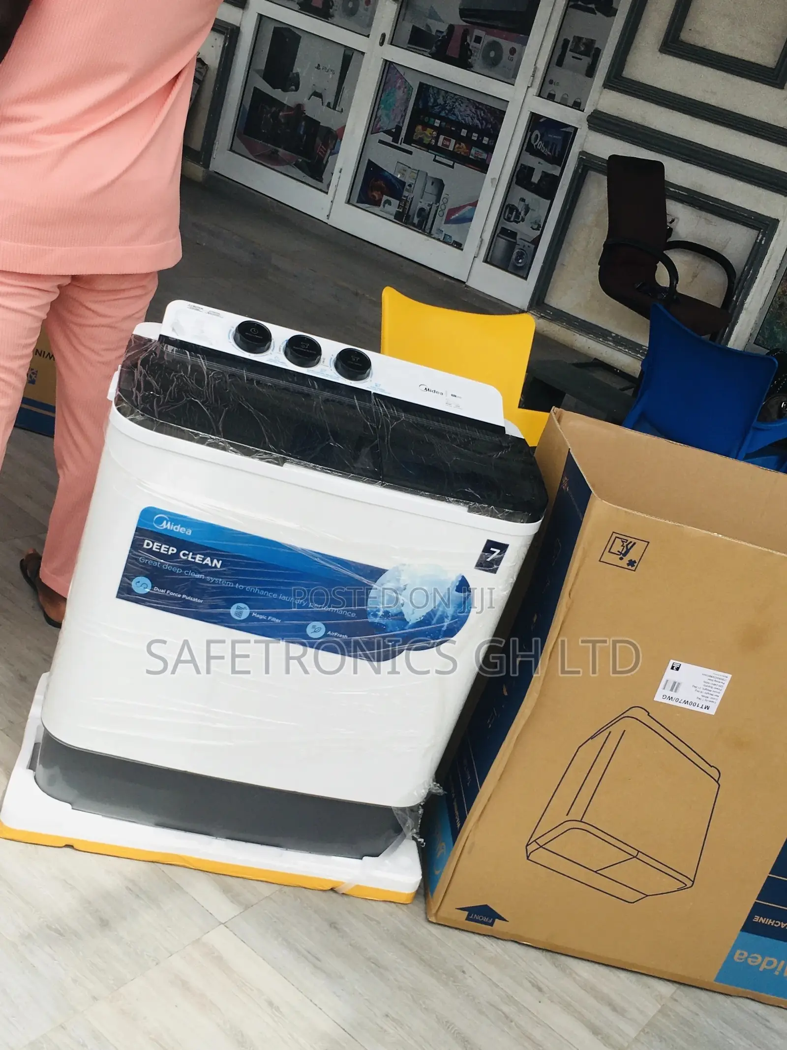 Washingmachine Semiautomatic Topload 7kg Midea Electric 