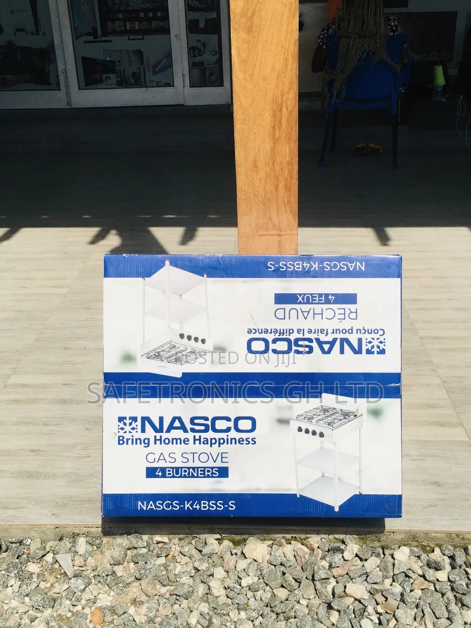 4 Gas Stove Cooker White Burner Nasco Quality