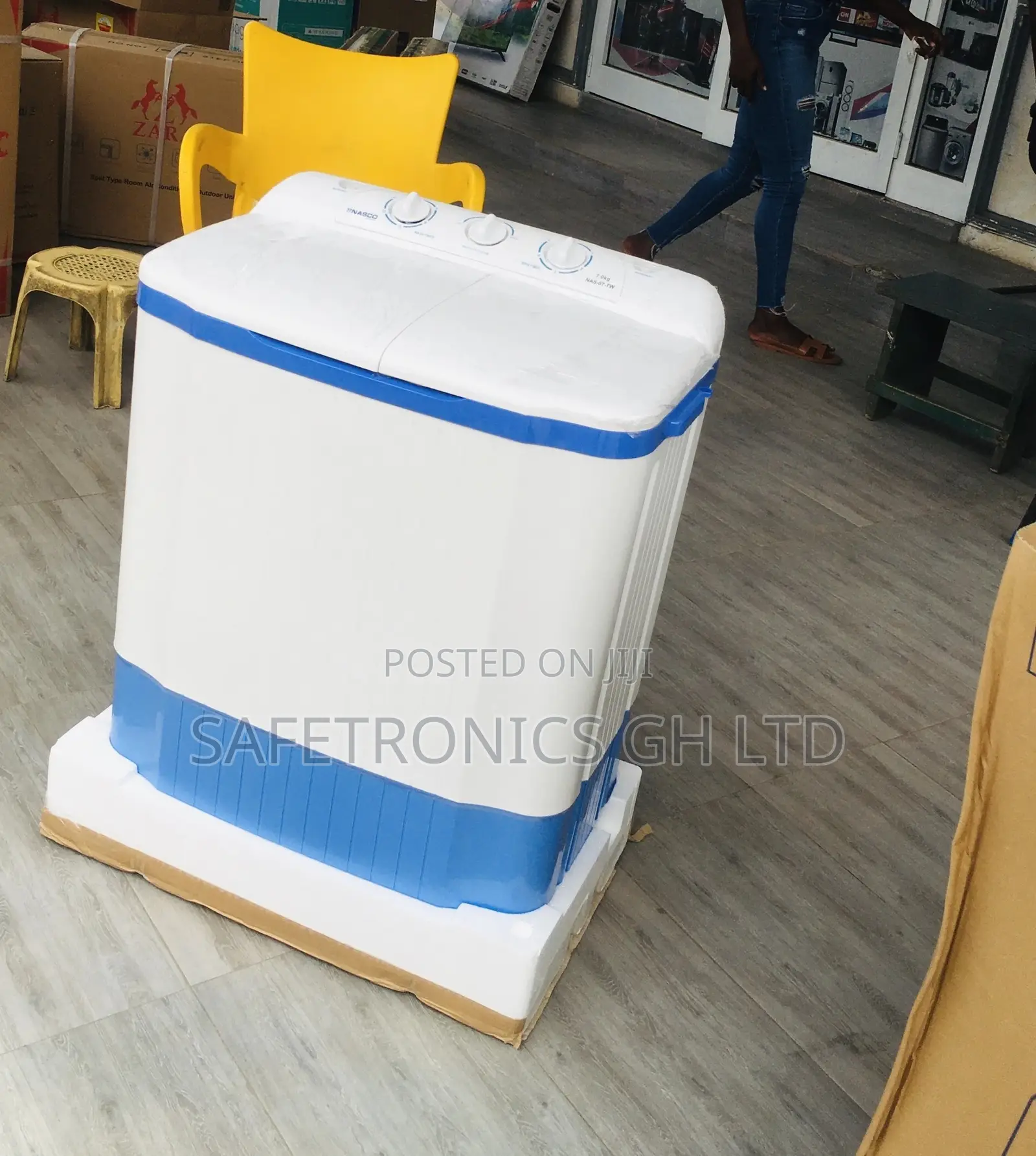  Topload Nasco 7kg Twintub Washingmachine Semiautomatic 