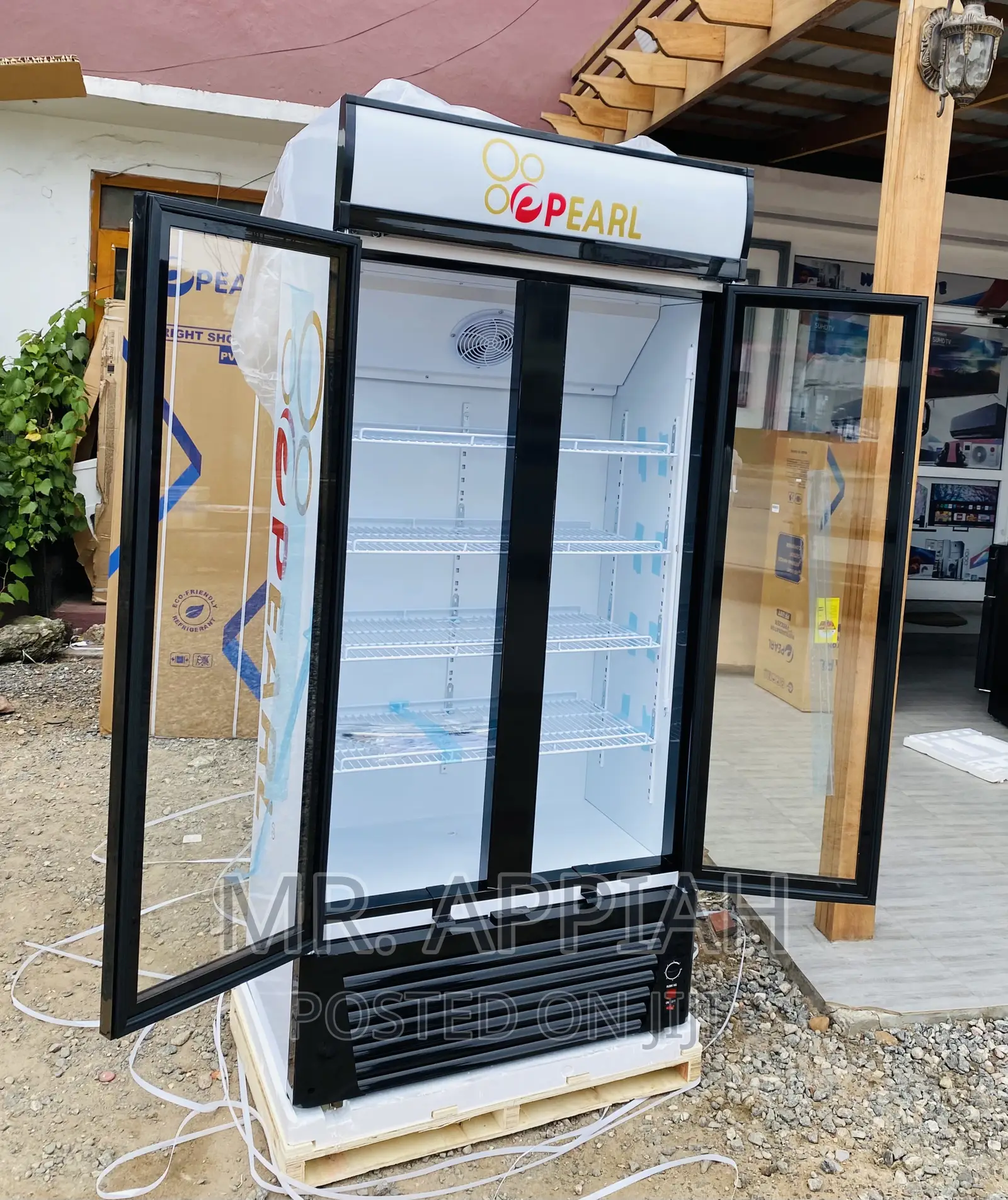 Reliable and Effective Pearl PVC-662-2B Display Fridge.