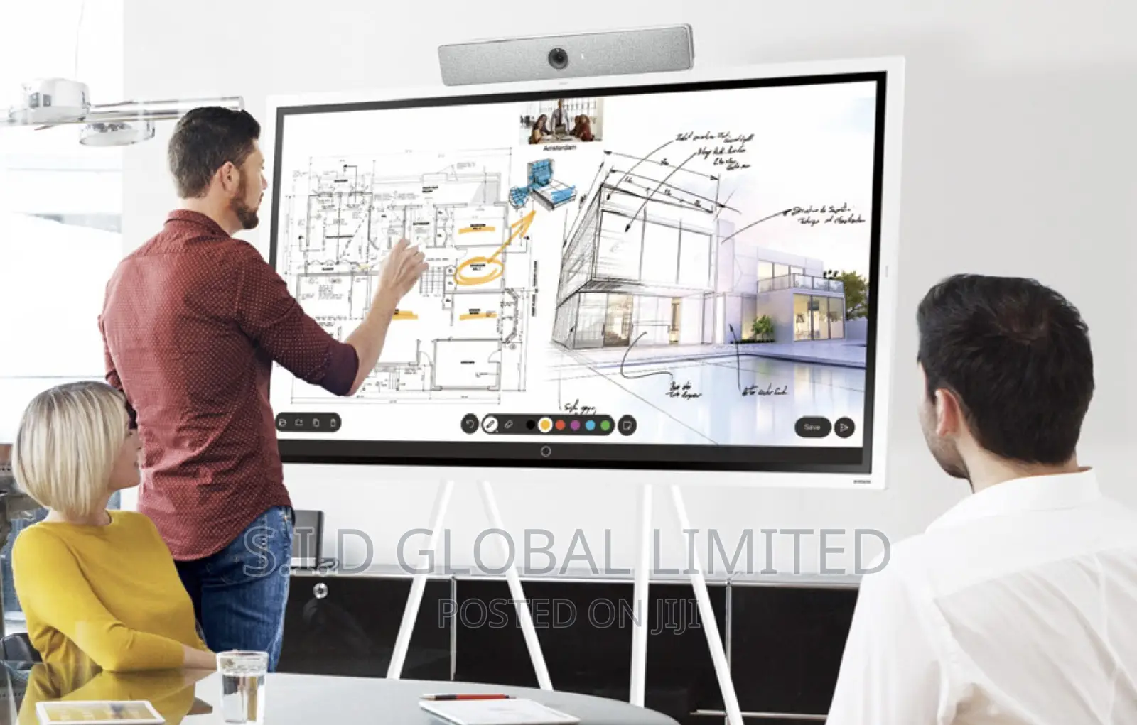 Samsung 55in Interactive Touch Screen Display LH55QMRTBGCXEN