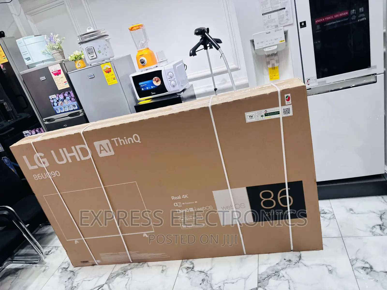 Big Screen Brightness  UHD Smart Lg 86”UQ90
