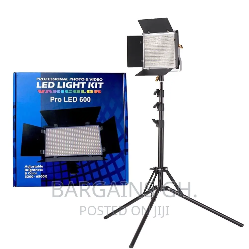Professional Photo/Video LED Light Kit With Tripod Stand