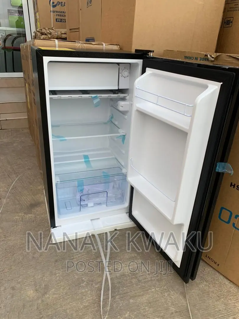 Black Flowers Pearl Fridge 80litrs