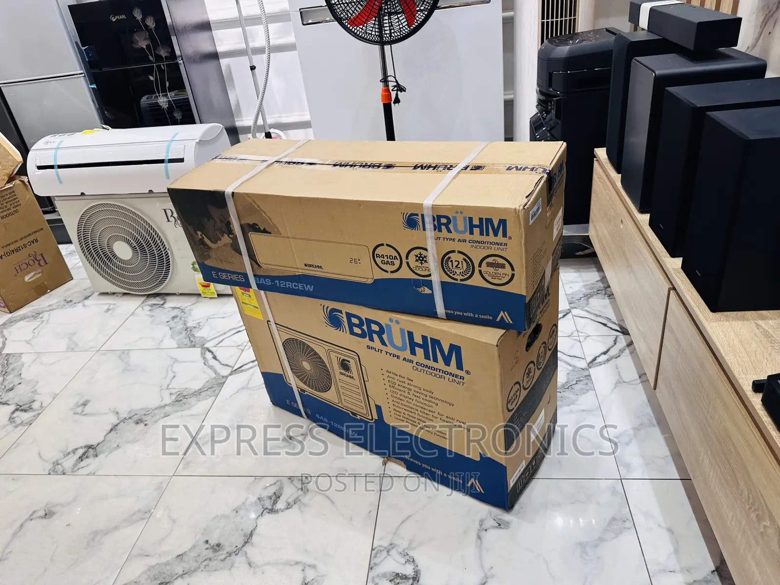 Efficient Meet Saving Bruhm 1.5hp Split R410 Ac