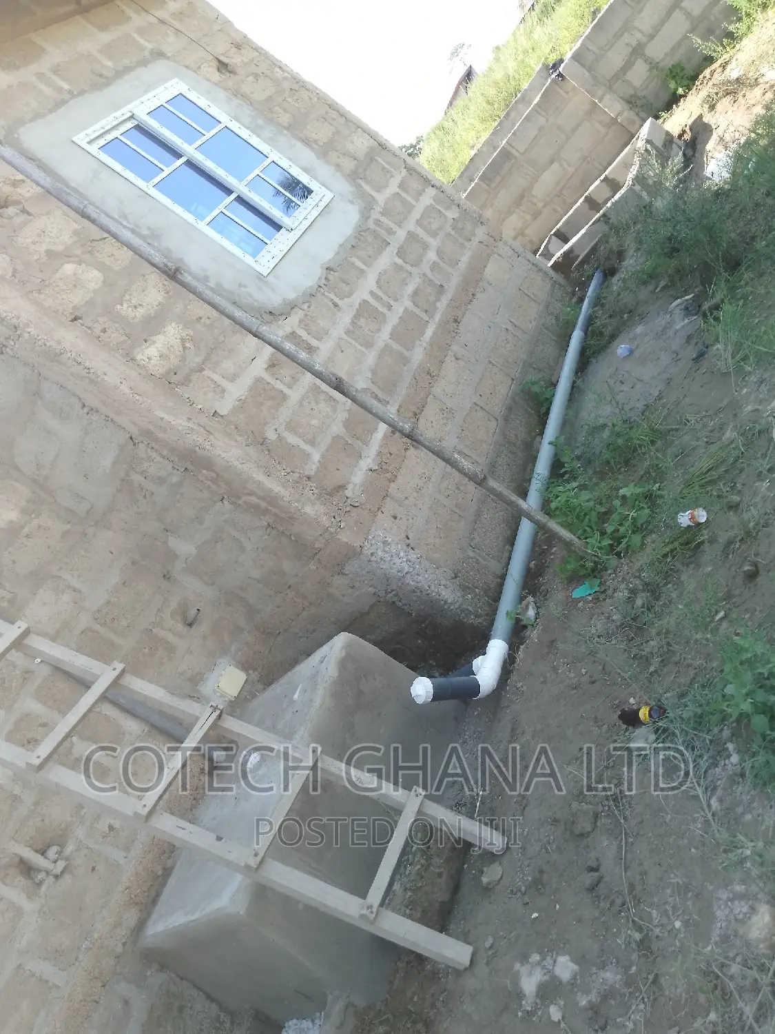 Biodigester With Kitchen Soak Away.