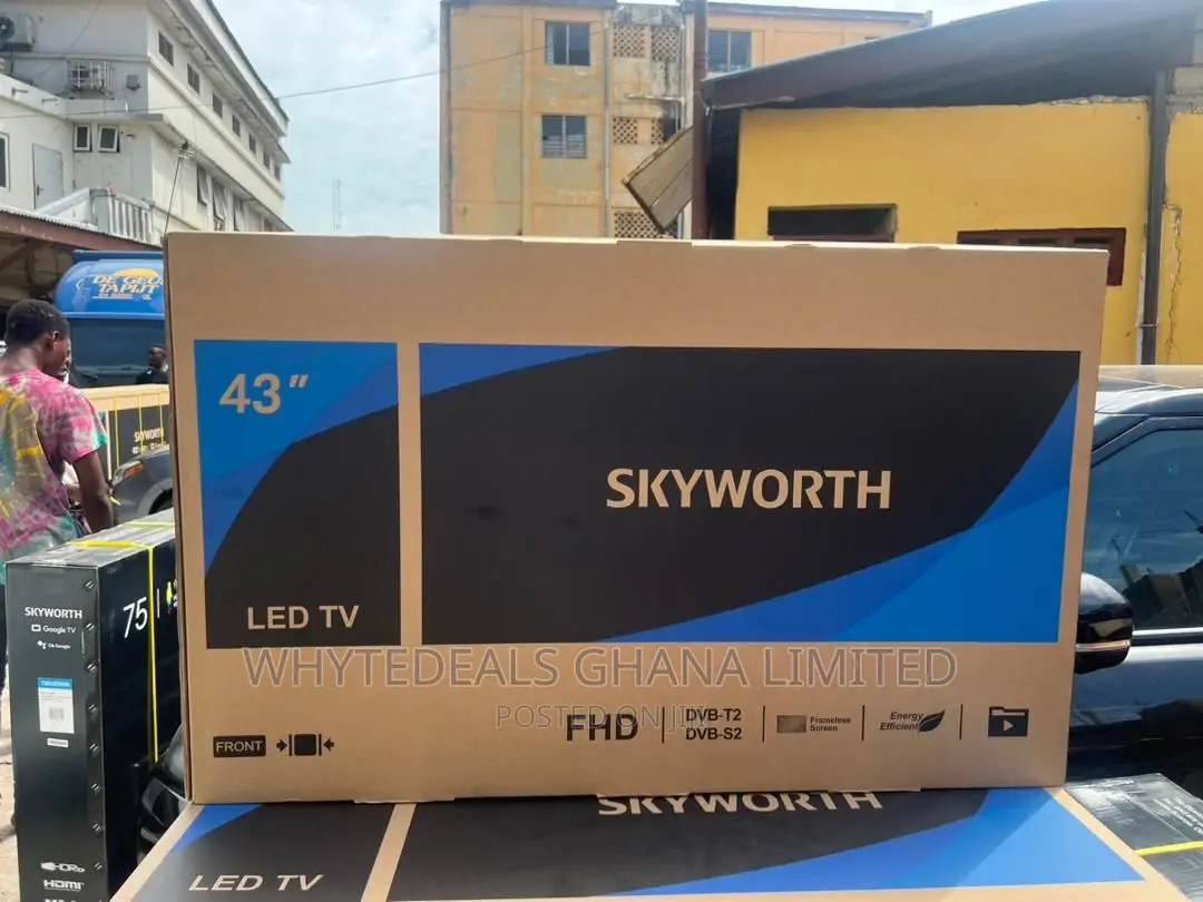 Skyworth 43” Full HD in-Built Satellite USB HDMI LED TV 2024