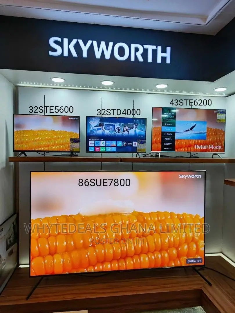 Skyworth 86” Uhd Smart Google TV Hands-Free Voice Control