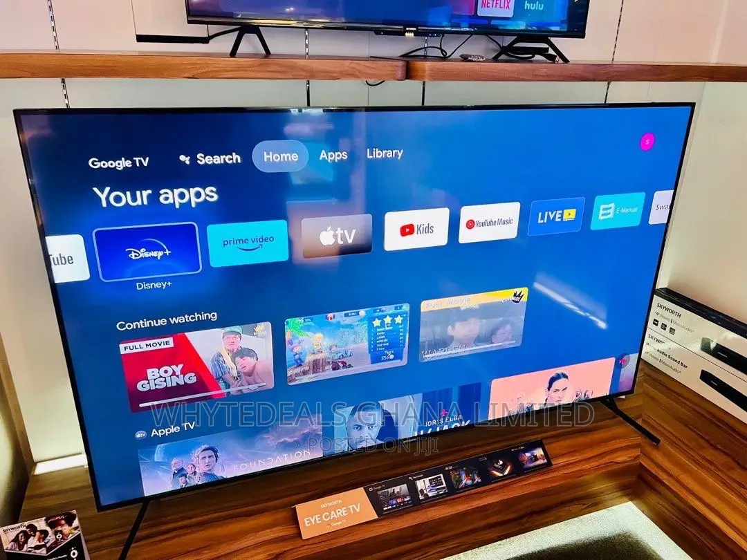 Skyworth 86” Uhd Smart Google TV Hands-Free Voice Control