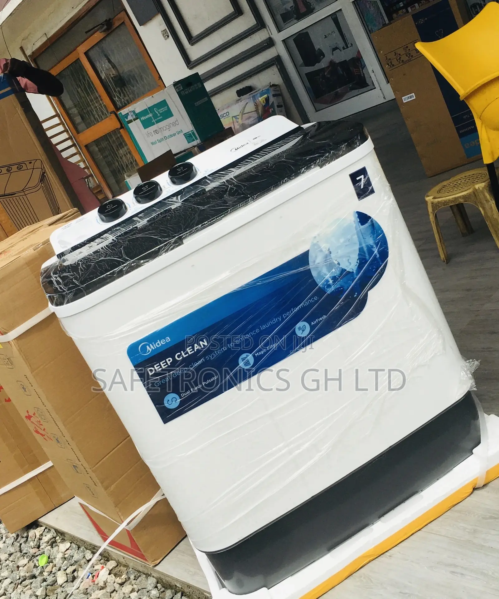Topload Semiautomatic Midea 7kg Washingmachine  Twintub