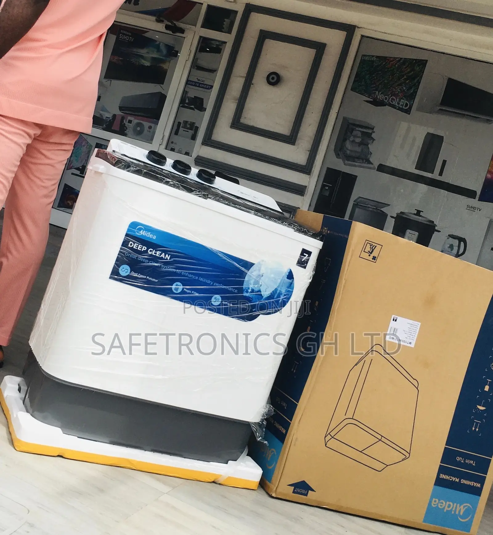 Great Midea 7kg Washingmachine White Topload Semiautomatic