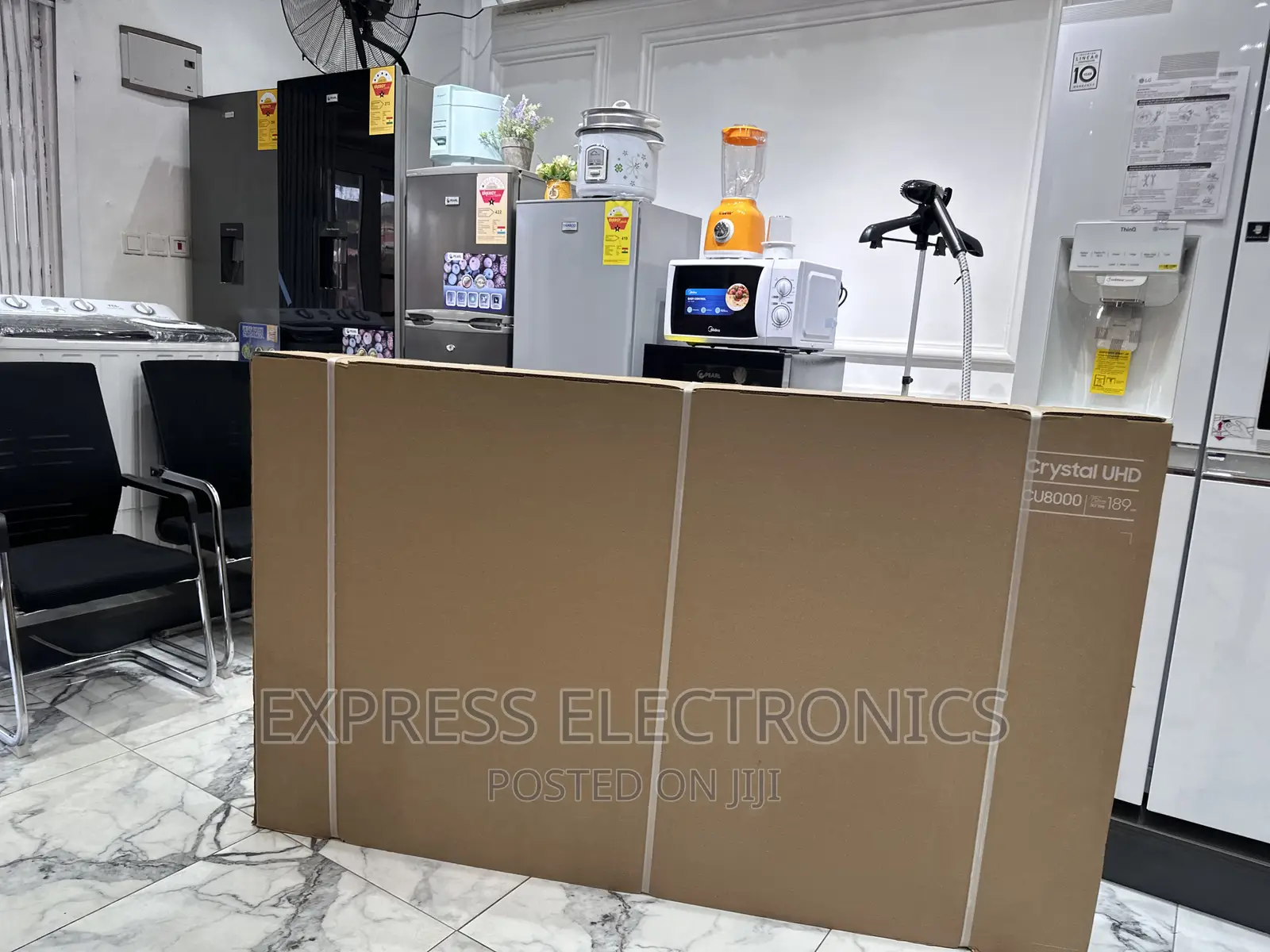 The Enormous Entertainment Smart UHD 75”Cu7000 Tv