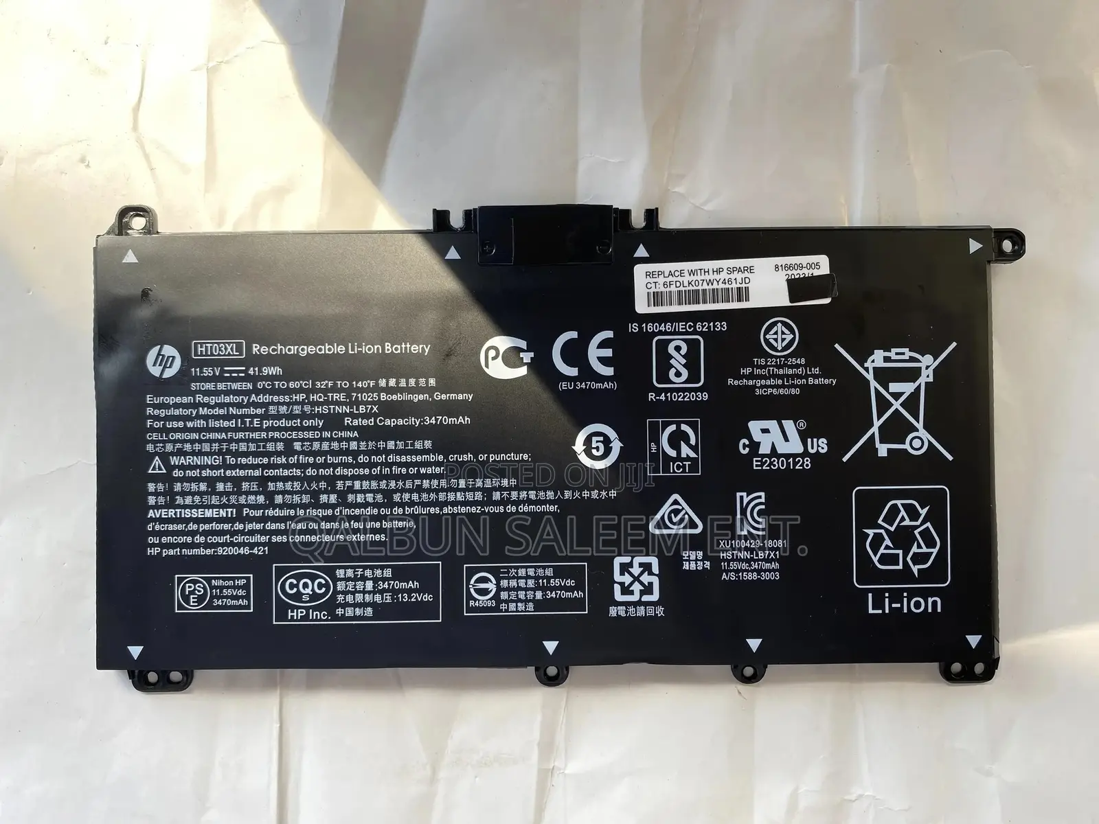 New Original Ht03xl Laptop Battery for Hp Pavilion 14-Ce