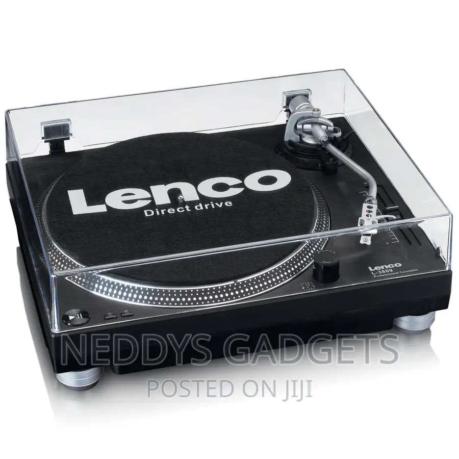 Lenco L-3809bk - Direct Drive Turntable With Usb