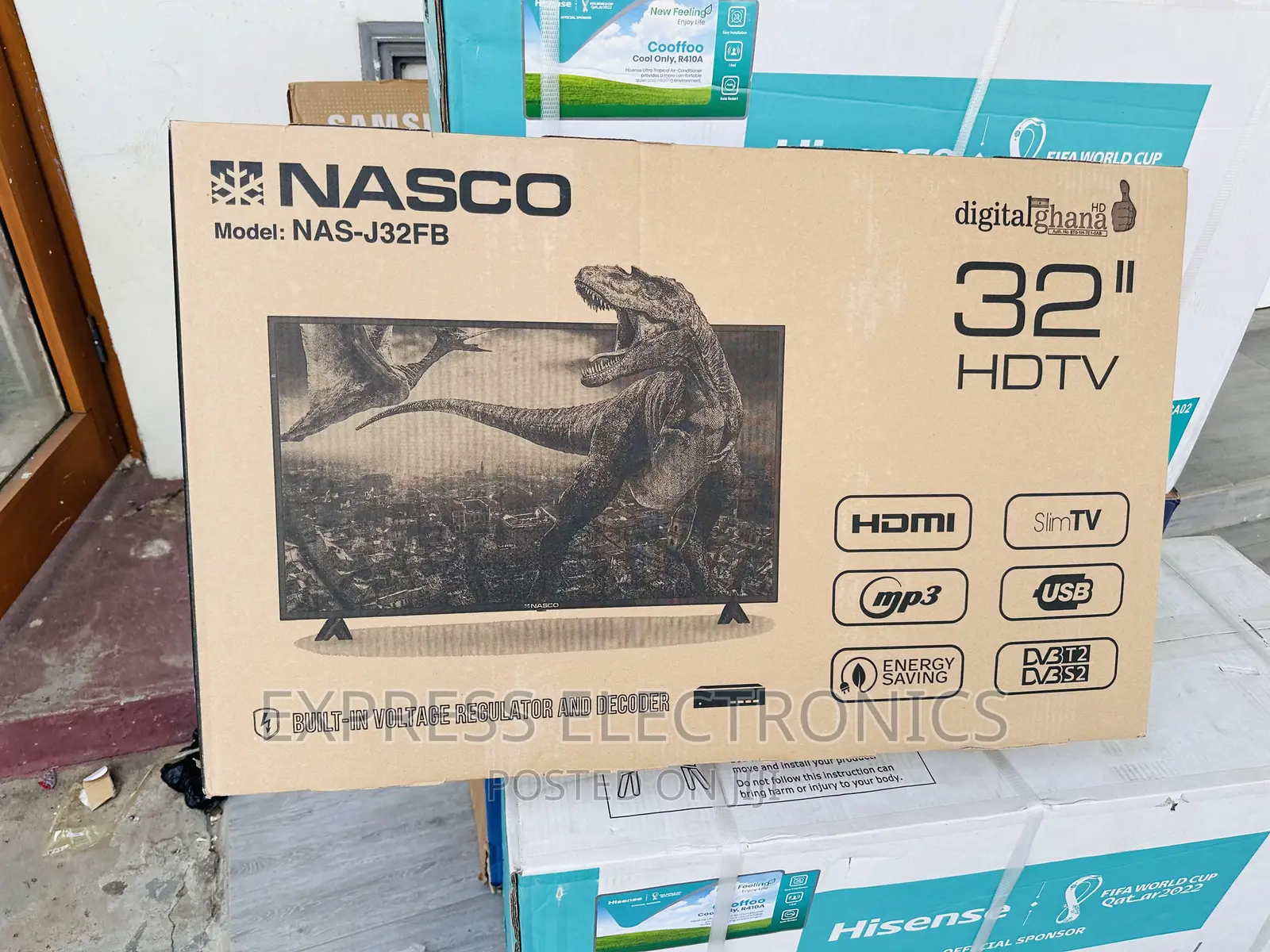 Unbelievable Price Nasco 32”Fhd Satellite Digital Tv