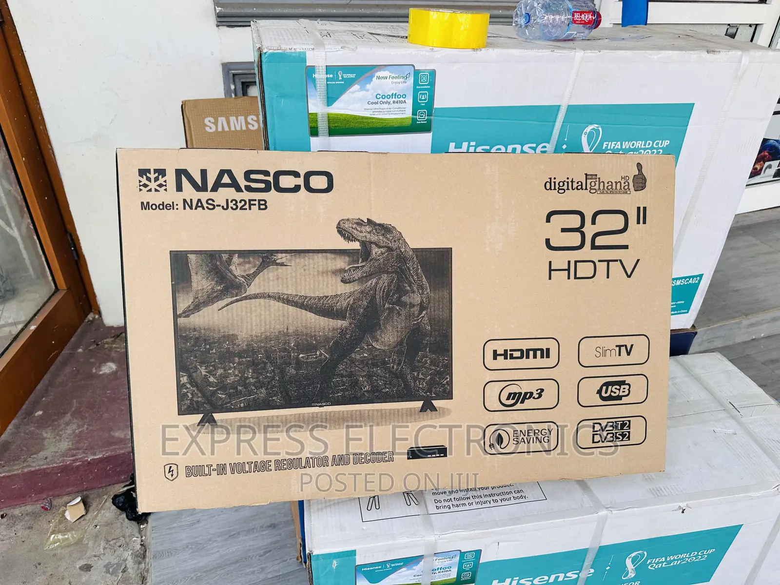 Unbelievable Price Nasco 32”Fhd Satellite Digital Tv