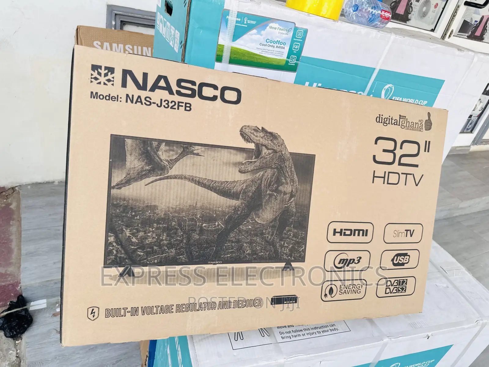 Buy From 10gig Store of Quality Nasco Tv FHD Satellite 32”