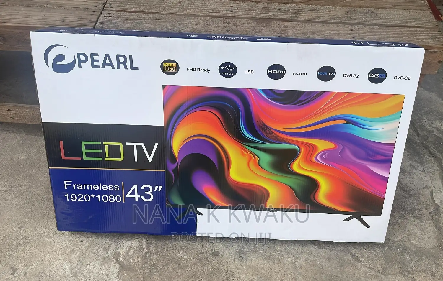 Frameless Pearl_43inches Digital Satellite TV