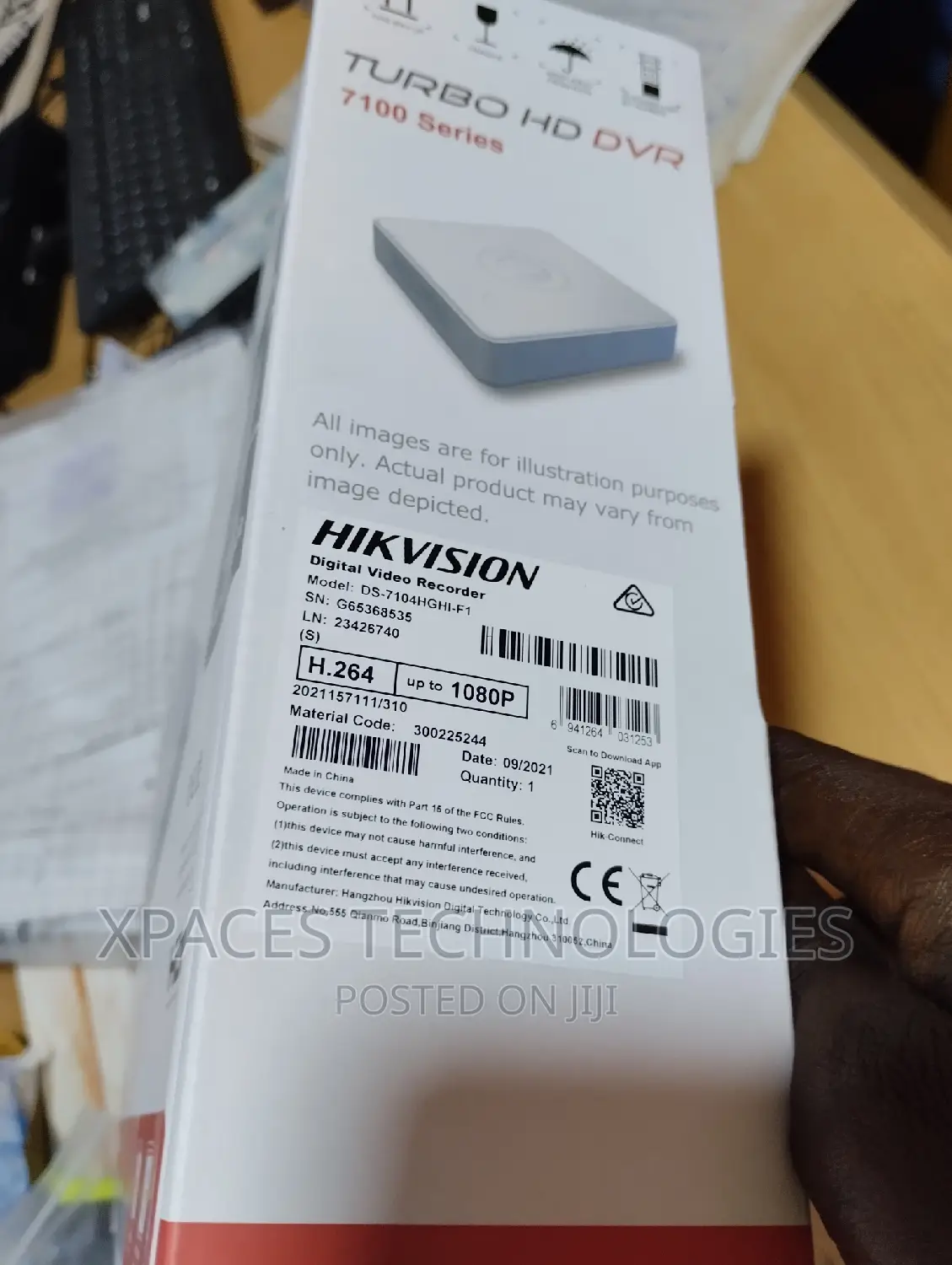 Hikvision 4 Channel Ds-7104hghi-F1 Turbo Hd DVR