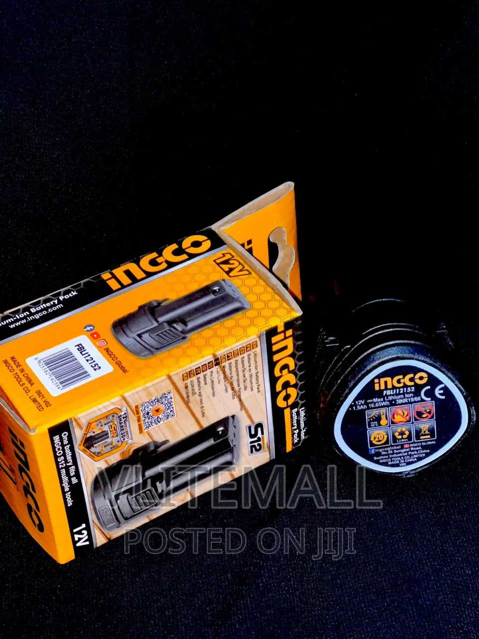 Ingco 12V 1.5 Ah Lithium-Ion Battery - FBLI12152