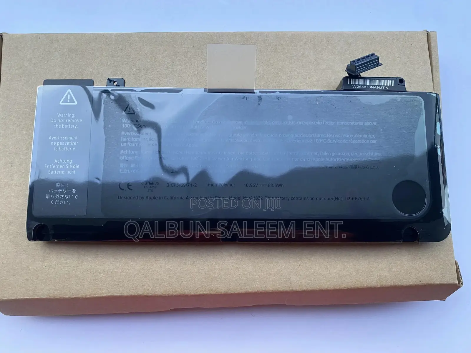 Original New Apple Laptop Battery A1278/A1322