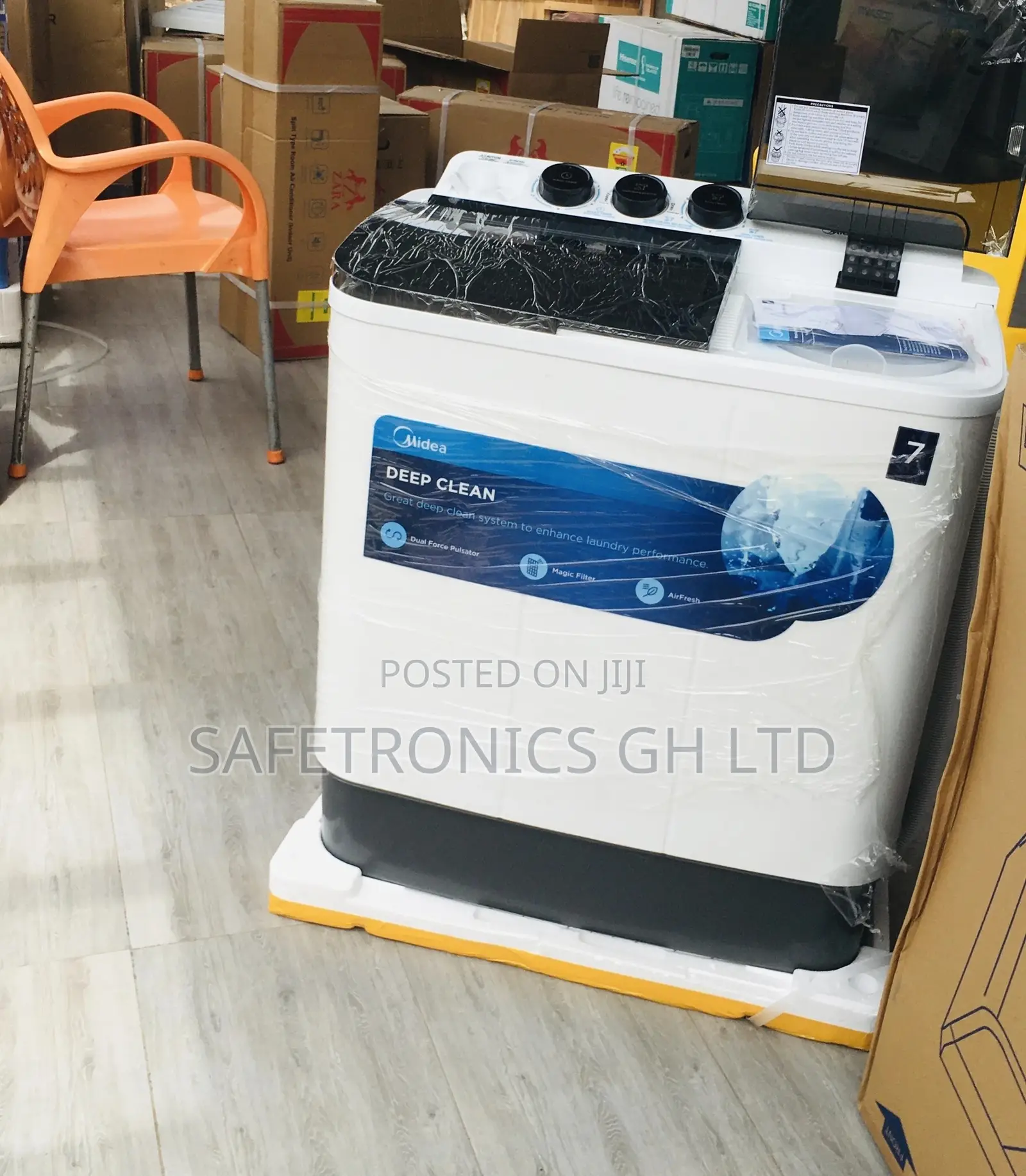 Grab Topload Semiautomatic Midea 7kg Washingmachine