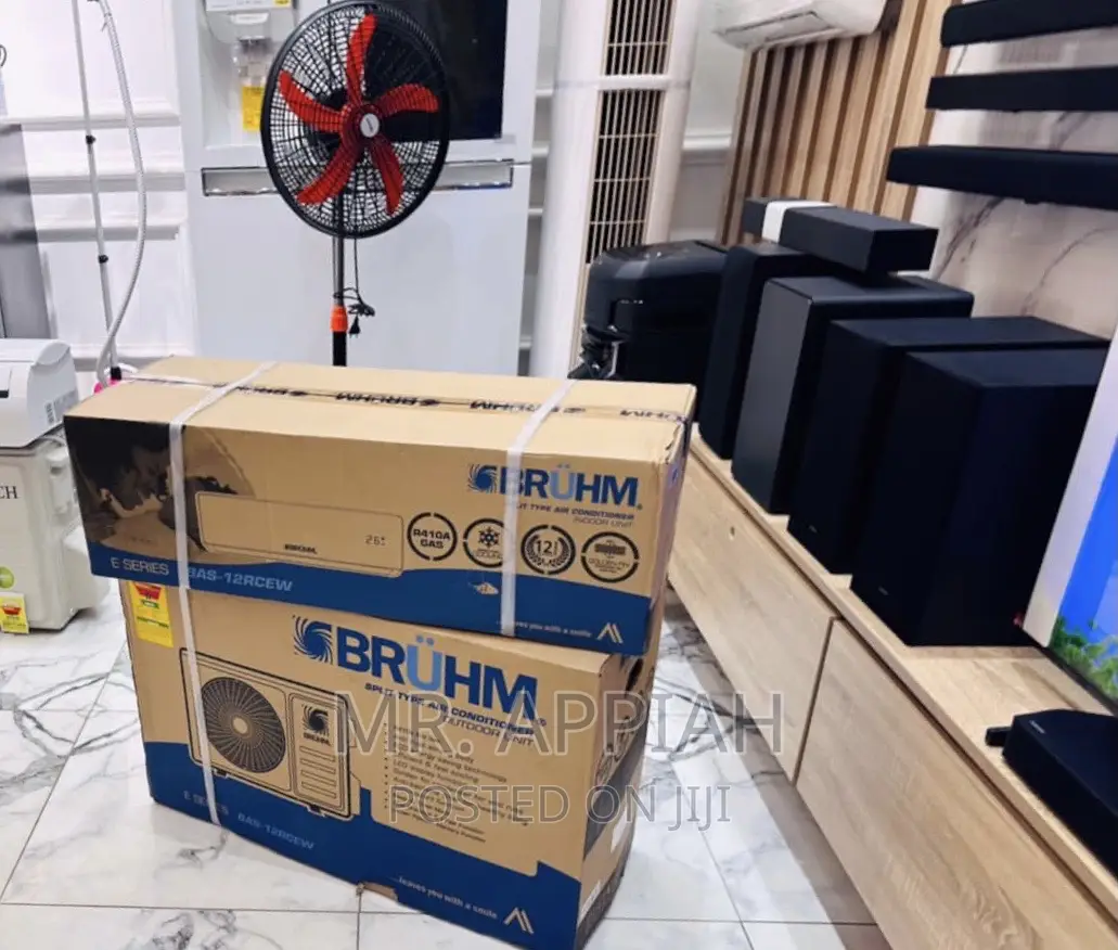 Highly Energy Saving Bruhm 1.5HP Air Conditioner(White).