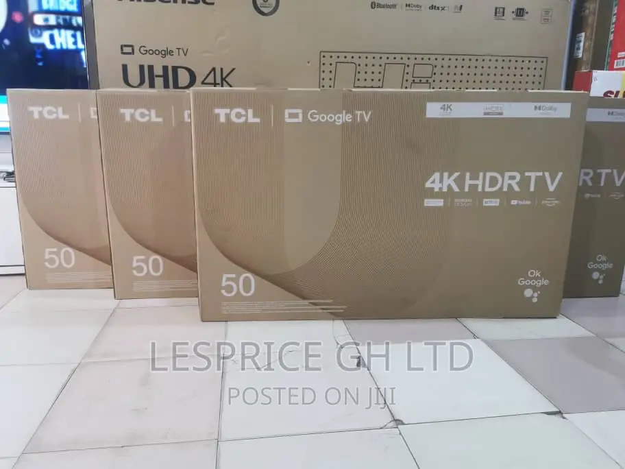 TCL 50” Android Smart HDRTV/ Bluetooth TV