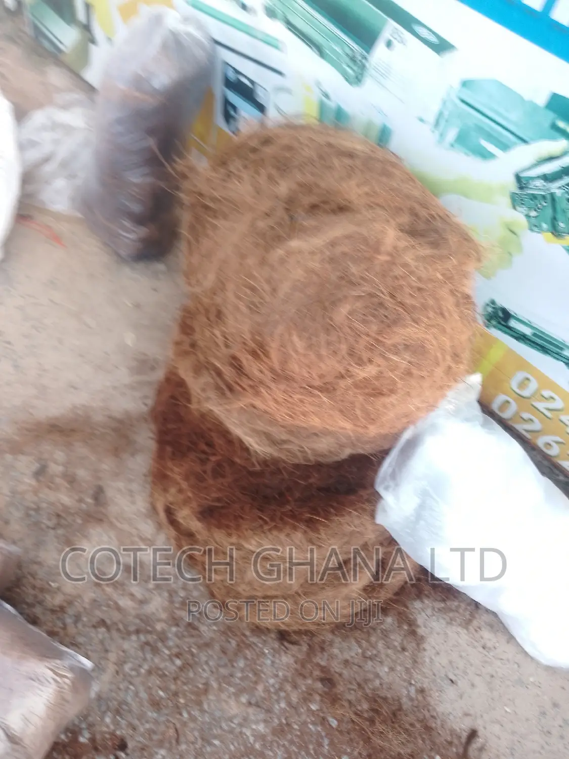 Digester Treated Coconut Fiber And Bio Digester Enzymes.