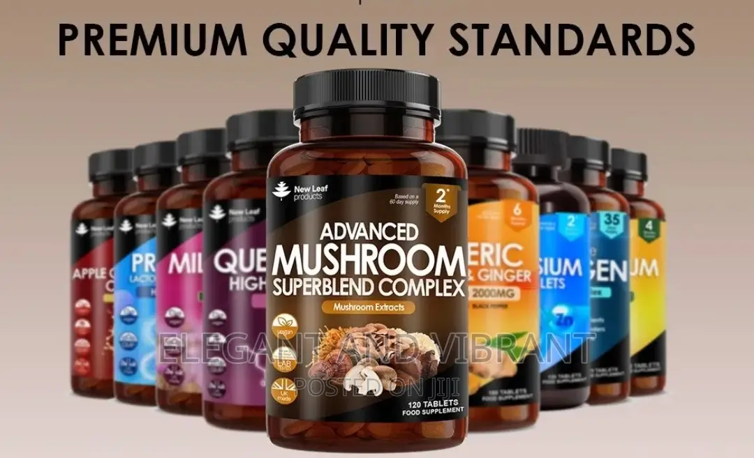 Mushroom Complex - Superblend of 6 Mushroom Extracts-120tab