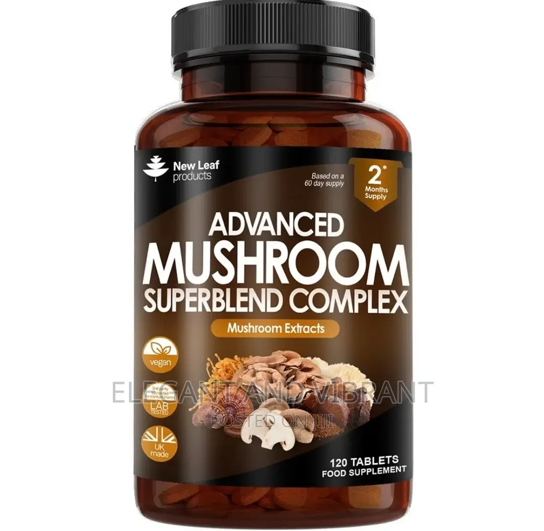 Mushroom Complex - Superblend of 6 Mushroom Extracts-120tab
