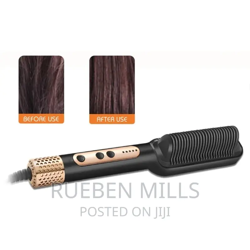 High Grade Quality Ring Hot Comb Hair Straightener Brush