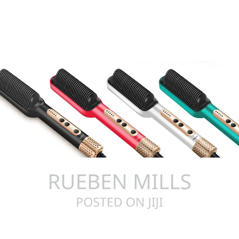 High Grade Quality Ring Hot Comb Hair Straightener Brush