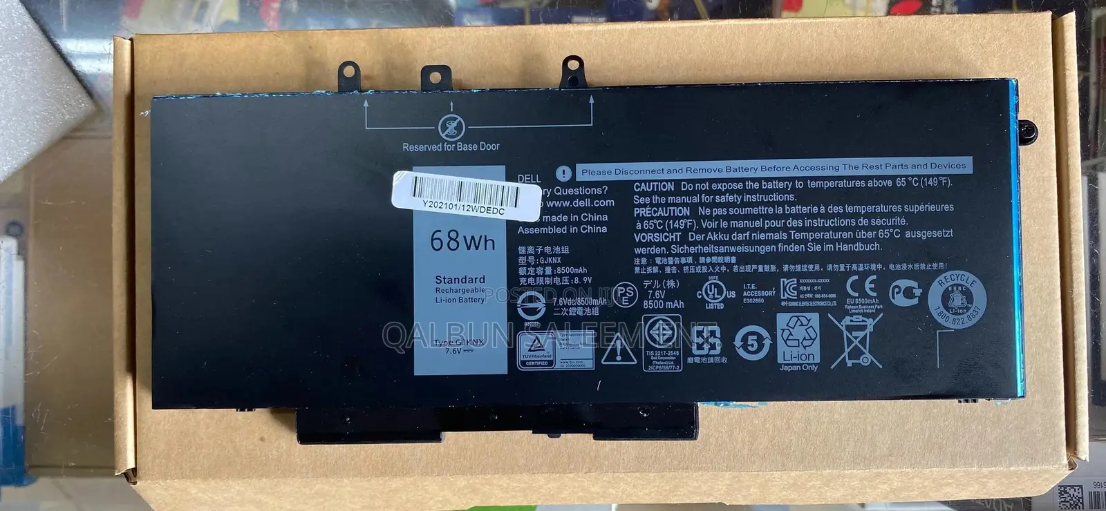 Original Dell Gjknx Battery For Latitude 5480 5580 5590