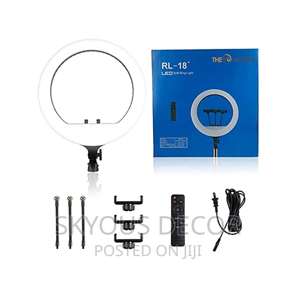 Soft 18inches Ring Light With Remote