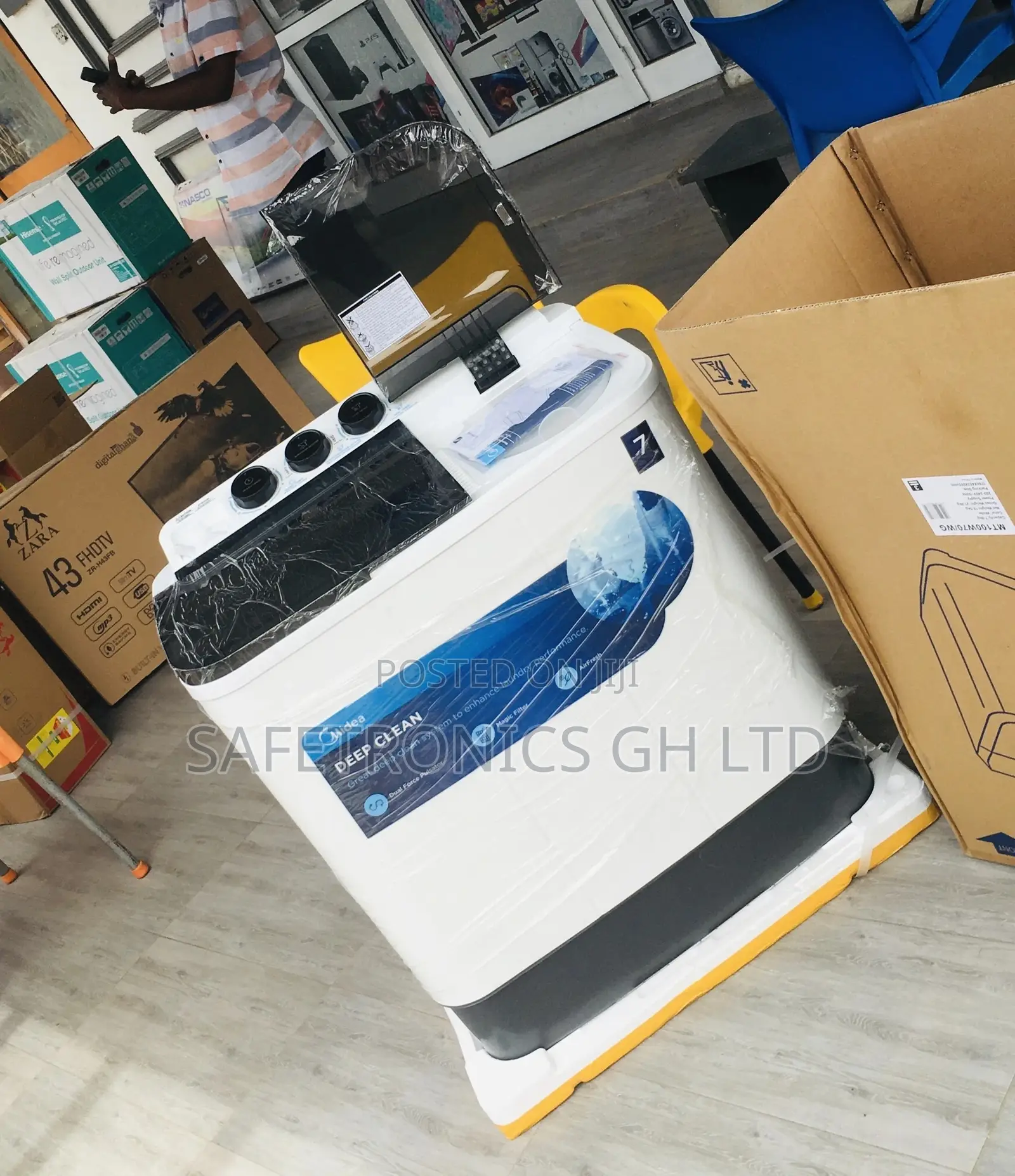 Midea Lasting 7kg Washingmachine Topload Semiautomatic