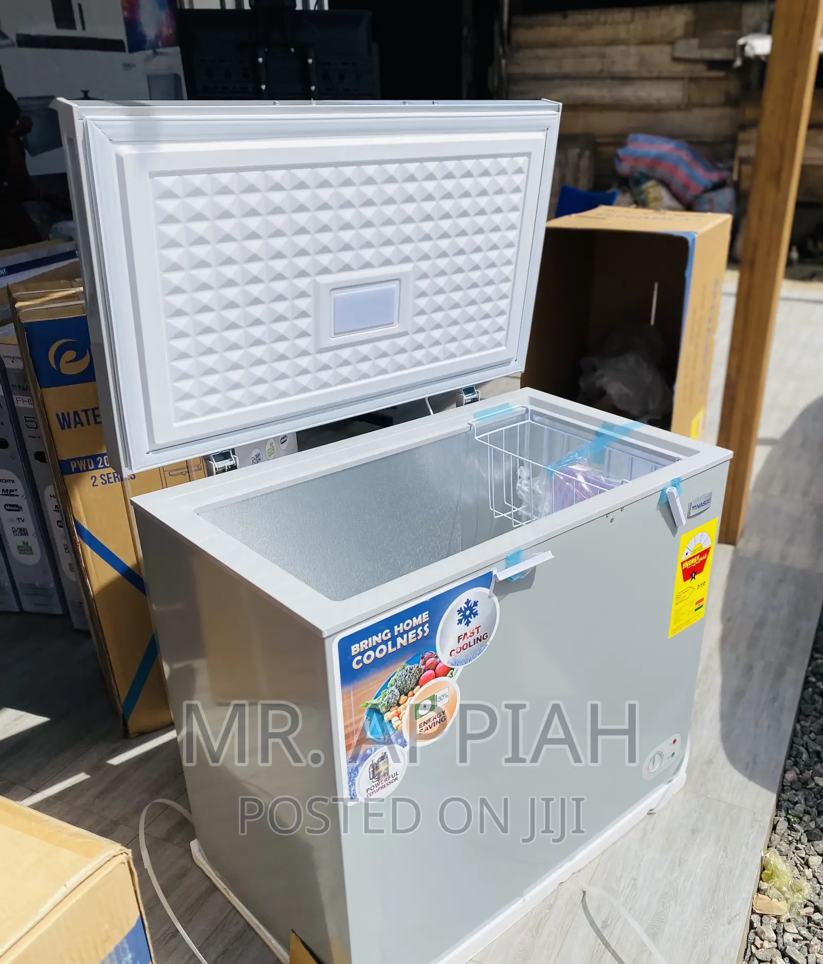 Well Designed Nasco 210 Single Door Electric Freezer(Gray).