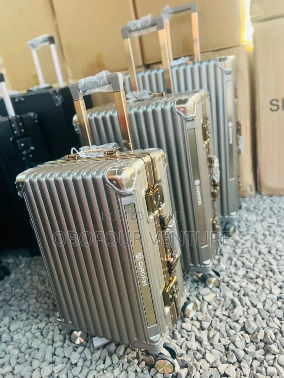 3in1 Zipless Anticrake Luxury Designer Luggage 024 30764