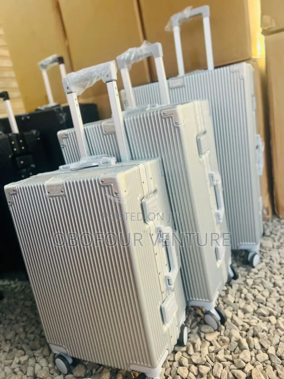 3in1 Zipless Anticrake Luxury Designer Luggage 024336