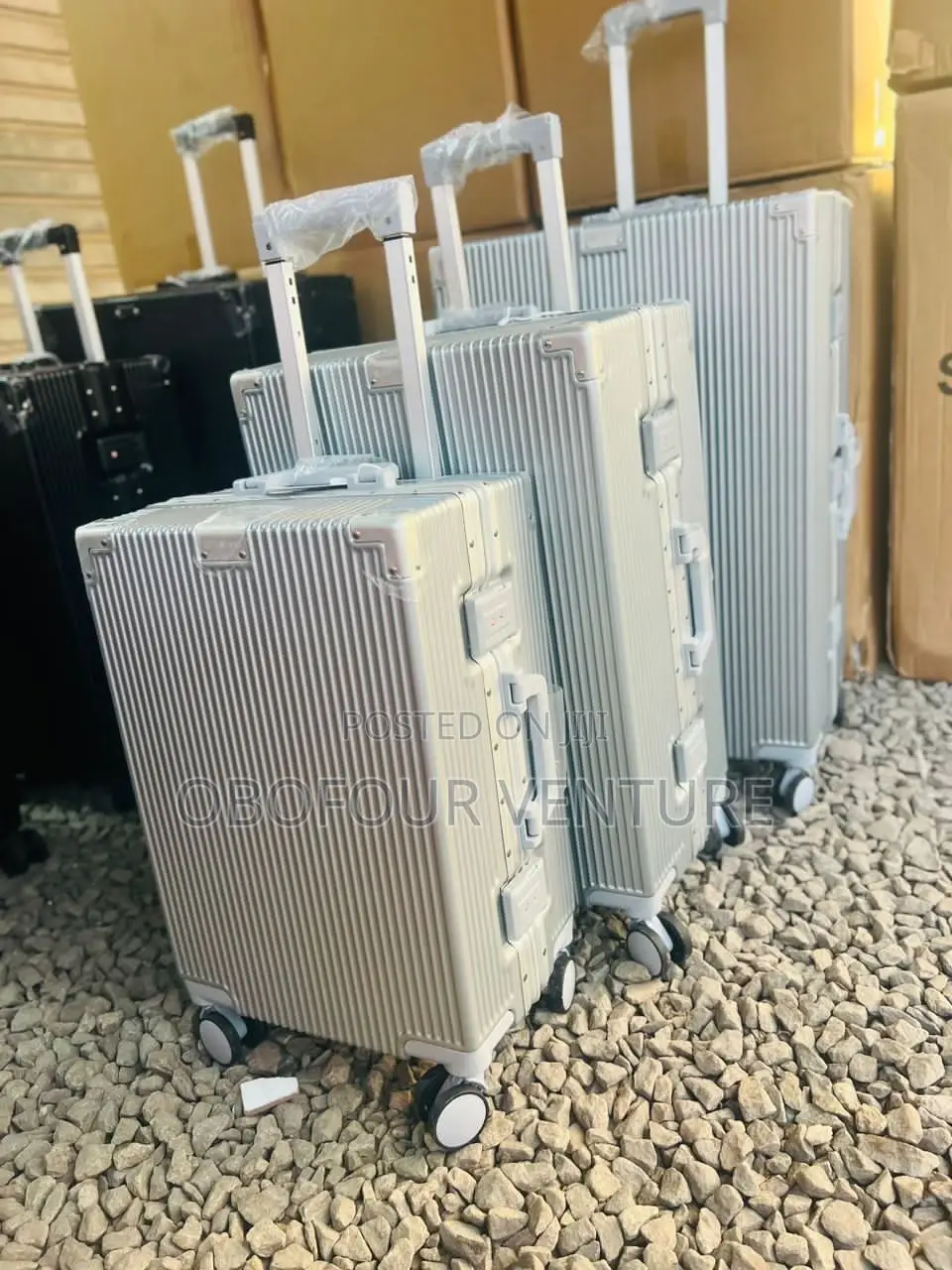3in1 Zipless Anticrake Luxury Designer Luggage 024336