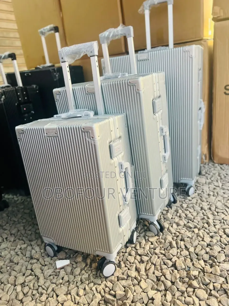3in1 Zipless Anticrake Luxury Designer Luggage 024336