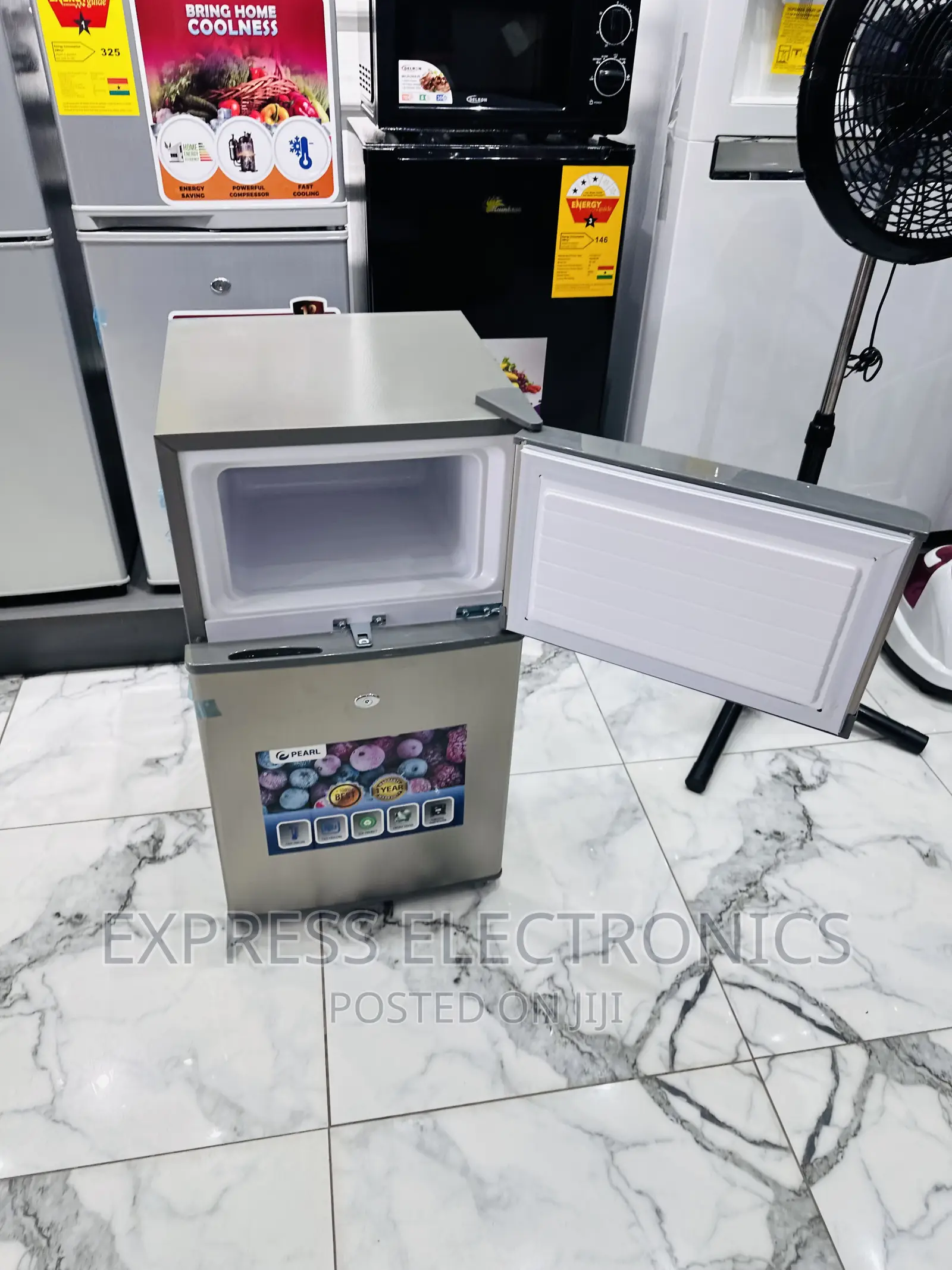 Frozen Fridge 10T Double Door Pearl10g Table Top